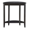 Lyngins Tempered Bent Glass Entryway Table,Stylish Minimalist Console Table for Living Room - 4 of 4