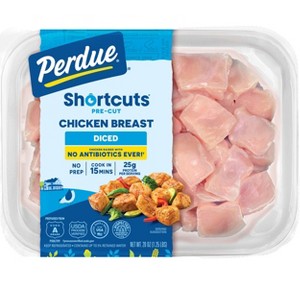 Perdue Shortcuts Diced Chicken Breast - 1.25lbs - 1 of 4