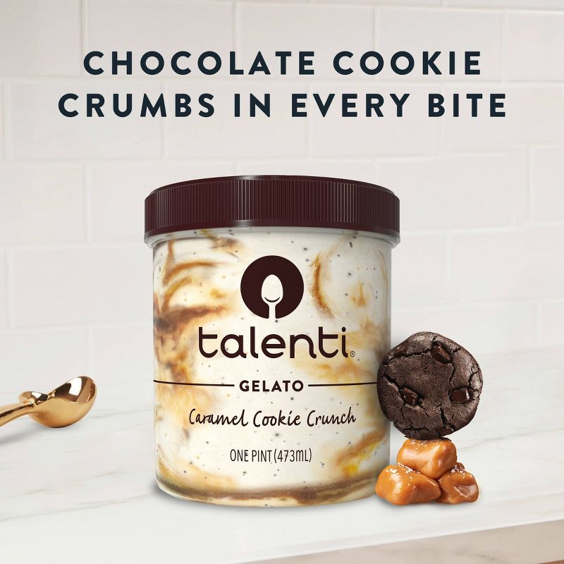 Talenti Caramel Cookie Crunch Gelato - 16oz, 5 of 10