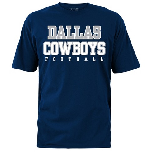 Dallas Cowboys Men S Navy Dallas Cowboys Big Tall T Shirt 5xl Target