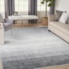 Lahome Abstract Ombre Plush Area Rug – Soft Gradient Accent with Non-Slip Backing - 2 of 4