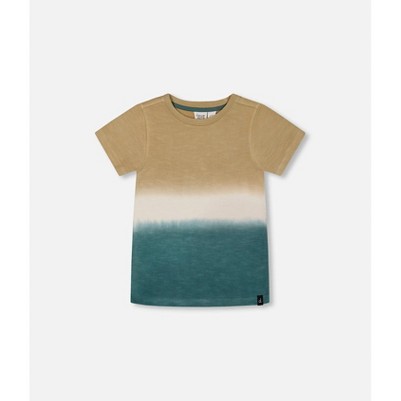 gradient beige and teal