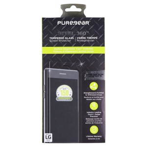 PureGear Steel 360 Tempered Glass Screen Protector for LG V60 ThinQ 5G - Clear - 1 of 1