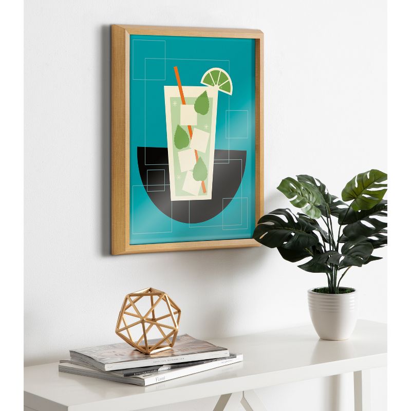 16" x 20" Blake Mojito by Amber Leaders Designs Framed Printed Glass - Kate & Laurel All Things Decor, 5 of 7