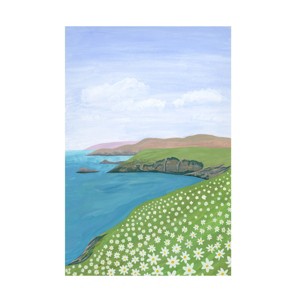 Trademark Fine Art - Sarah Frances Berry Head Brixham Canvas Art - 1 of 4