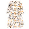 Hudson Baby Infant Boys Premium Quilted Long Sleeve Sleeping Bag and Wearable Blanket 2-Pack, Cream Forest Animals - 2 of 3