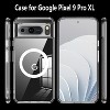 Entronix [Magnetic] Case Compatible with Pixel 9 Pro XL - [Hard Back] Slim Clear - 2 of 4