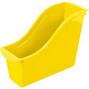 Storex Small Book Bin, Yellow (Pack of 6) - 1 of 1