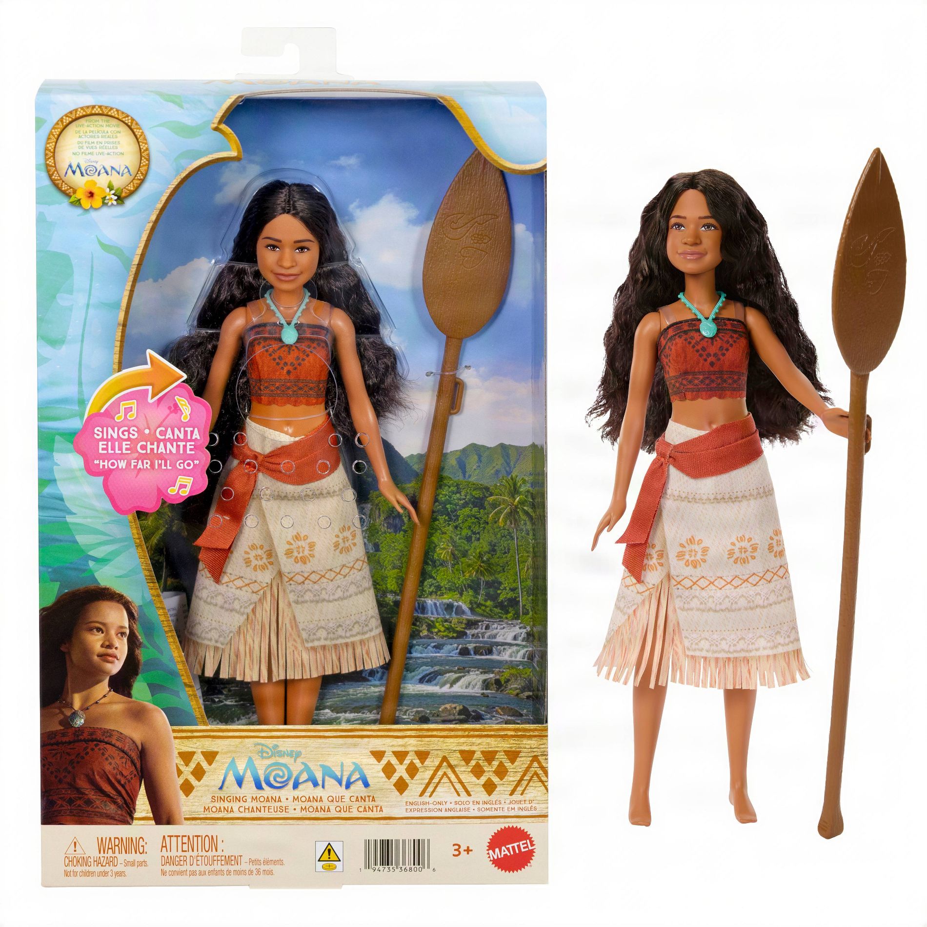 Disney Moana Singing Moana Fashion Doll