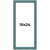 PosterPalooza | Panoramic Simple Blue Picture Frame - UV Acrylic, Foam Board Backing, Hanging Hardware - 2 of 4