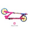 BARBIE Scooter for Kids and Teens with 200mm PU Big Wheels, ABEC-7 Bearings, Lightweight Aluminum & Steel Body - 4 of 4