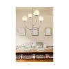 Elegant Lighting Nyomi 36-Inch Satin Gold Chandelier with Layered Circles - 2 of 4