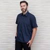 Gioberti Men's Short Sleeve Solid Dress Shirt - 4 of 4