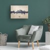 Trademark Fine Art -Michael Tompsett 'Boise Idaho Skyline Concrete' Canvas Art - 4 of 4
