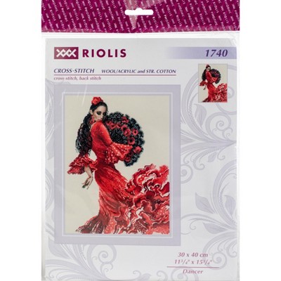 RIOLIS Counted Cross Stitch Kit 11.75"X15.75"-Dancer (14 Count)
