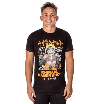 Naruto Shippuden Mens' Anime Shirt Ichiraku Ramen Shop Adult T-Shirt