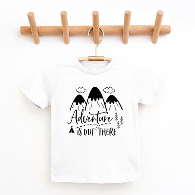 The Juniper Shop Adventure Is Out There Mountain Trail Toddler Short Sleeve Tee