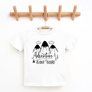 The Juniper Shop Adventure Is Out There Mountain Trail Toddler Short Sleeve Tee - 1 of 2