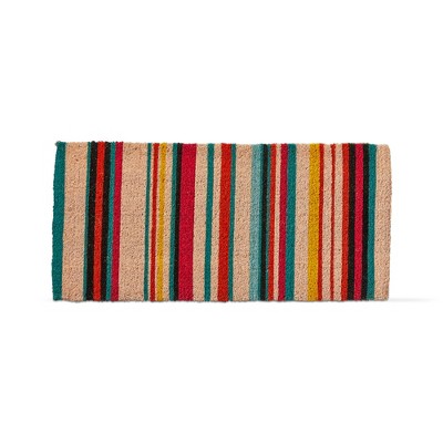 tagltd 1'6"x3'3" Makena Stripe Rectangle Indoor and Outdoor Estate Coir Door Welcome Mat Mulitcolored