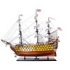 HMS Victory Model Ship & Hat Combo – 36" Museum-Quality Wooden Replica By Old Modern Handicrafts - 2 of 4