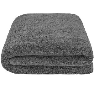 American Soft Linen 100% Cotton Turkish Oversized Bath Towel Sheet, 40x80 inches Extra Large Bath Towel Sheet - 1 of 4
