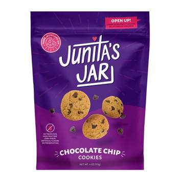 Junitas Jar Mini Cookie Snack Pack Chocolate Chip - 4oz