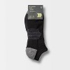 Men's Striped Arch No Show Socks 6pk - All in Motion™ - 2 of 3