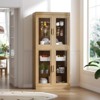 PexFix Wood Accent Cabinet with Adjustable Shelves - 2 of 4