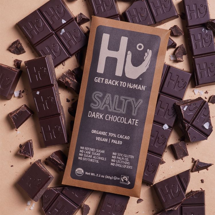 Hu Salty Dark Chocolate 70% Cacao Candy - 2.1oz, 6 of 10
