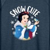 Women's - Disney - Snow Cute Lightweight French Terry Wide Neck Long Sleeve Shirt - 2 of 4