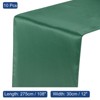 Unique Bargains Wedding Banquet Satin Smooth Soft Shiny Table Runner 12 x 108 Inch 10 Pcs - 2 of 4