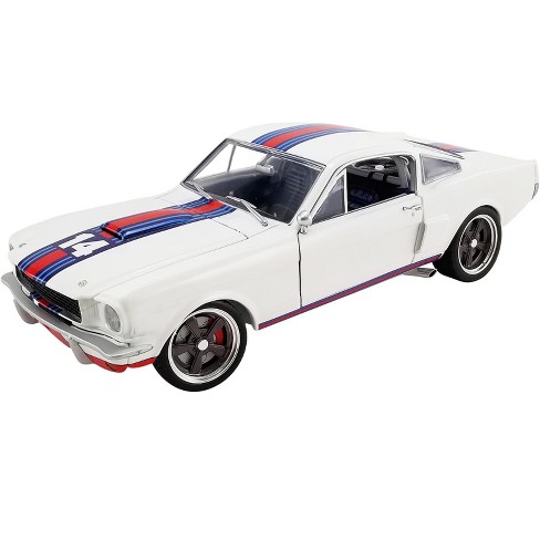 1965 Shelby Gt350r Street Fighter #14 White With Red & Blue