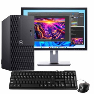 Dell Windows 11 Tower Computer | Intel 8th Gen Hexa Core | 16GB DDR4 RAM | 1TB SSD | Workstation PC | NVIDA P620 2GB | Manufacturer Refurbished - 1 of 4
