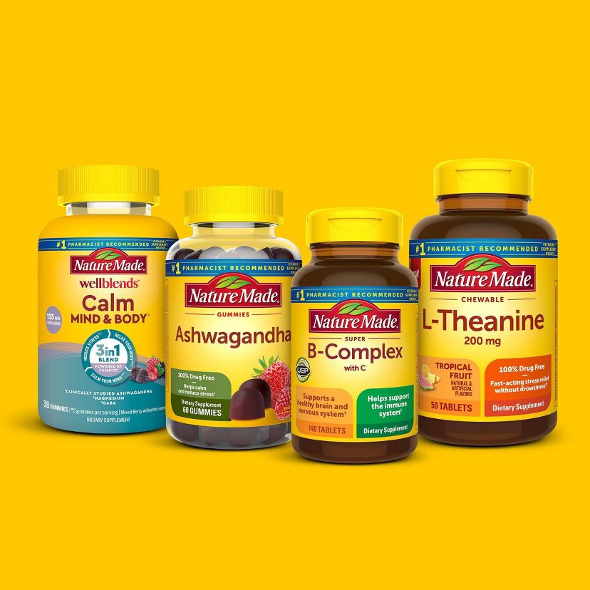 Nature Made Stress Relieve Mood Support Collection