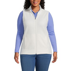 Lands' End Women's Thermacheck 100 Fleece Vest - 1 of 4
