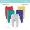 The Peanuthsell 5-Pack Elephant Brights Baby Pants for Boys and Girls, Newborn to 24 Months - image 4 of 4