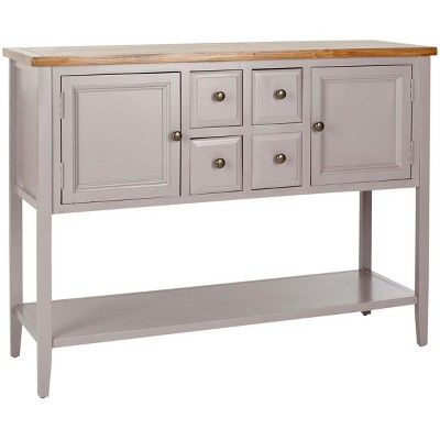 Charlotte 46" Brown and White Oak Transitional Sideboard