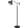 Cal Lighting 60W Taloga metal floor lamp with adjustable caged shade (Bulb not included) - 2 of 4