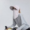 Anna-Kaci Womens Detachable Face Cover Sun Visor Cap UV Protection Mesh Panel Design with Extra Wide Brim - 4 of 4