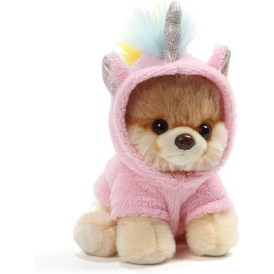 GUND World’s Cutest Dog Boo Itty Bitty Boo Unicorn Stuffed Animal Plush, 5"