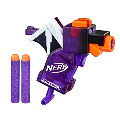 Photo 1 of 2 piece lot- 2x NERF MicroShots Minecraft Ender Dragon Blaster