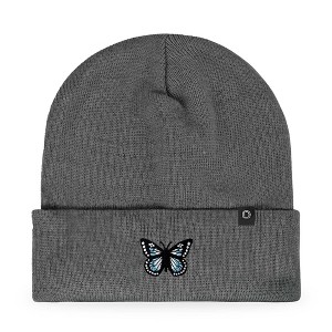 Dalix Butterfly Embroidered Beanie Insect Warm Winter Knit Hat for Women - 1 of 4