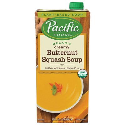 Pacific Foods Organic Gluten Free Vegan Creamy Butternut Squash Soup - 32oz