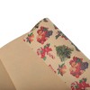 Unique Bargains Gift Wrap Paper Christmas Logo Yellow Kraft 27.56"x19.69" 5 Pcs - 4 of 4