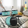 Gammon 3-Piece Junior Drum Set, Beginner Drum Kit with Throne, Cymbal, and Drumsticks - 2 of 4