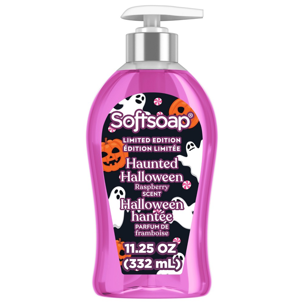 softsoap fall seasonal haunted halloween liquid hand soap - raspberry - 11.25 fl oz