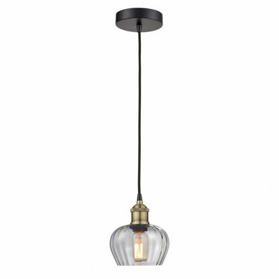 Fenton - 1 Light Mini Pendant In Industrial Style-8.25 Inches Tall and 6.5 Inches Wide
