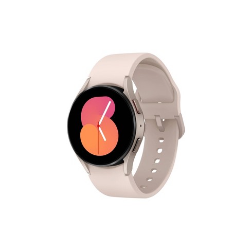 Pink store gold smartwatch