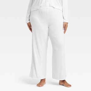 Women's Pointelle Pajama Pants - Auden™ - 1 of 3