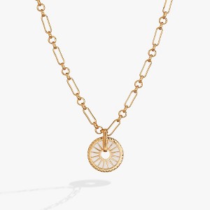 Alex and Ani Mother of Pearl Starburst Necklace - 1 of 3